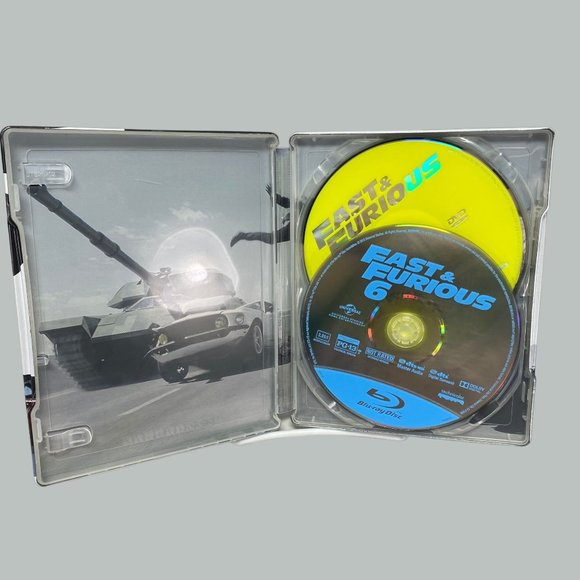 Fast & Furious 6 (Steelbook) Furious 7, The Fate Of The Furious 8 Blu-ray/DVD - Picture 3 of 9